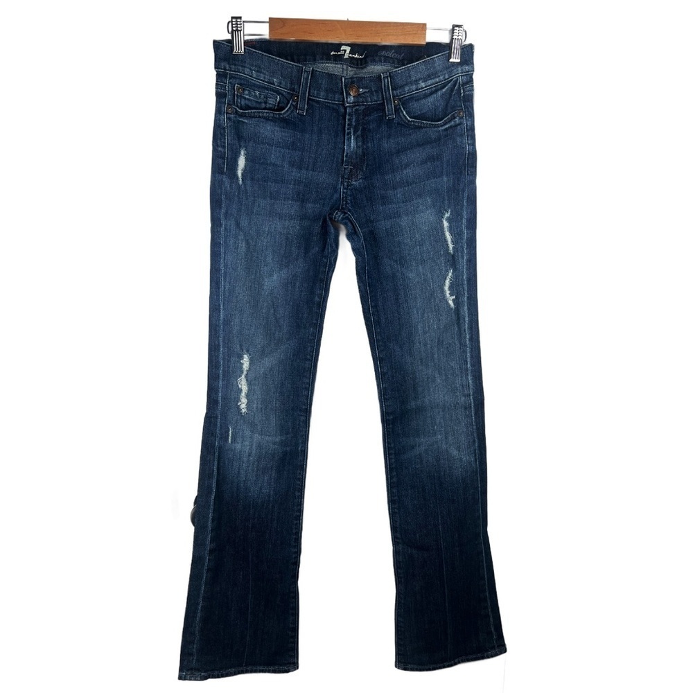 7 for All Mankind Women’s Bootcut Dark Wash Jeans In Size 28